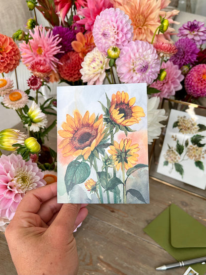"Sunflowers" Greeting Card