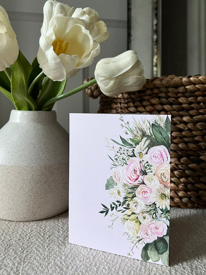 "Light Pink" Greeting Card