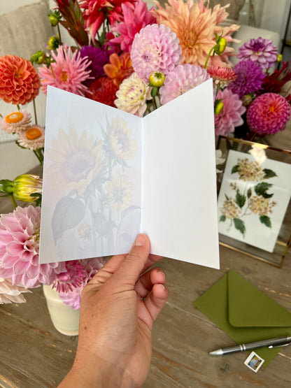 "Sunflowers" Greeting Card