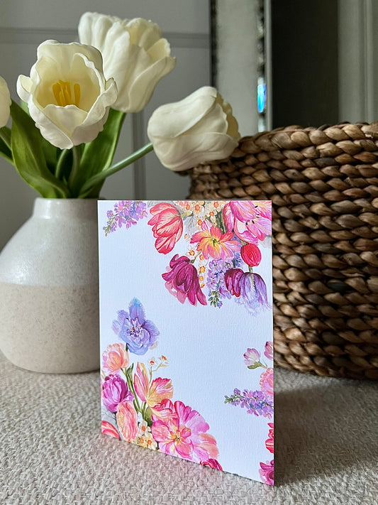 "Fairy Tulips" Greeting Card