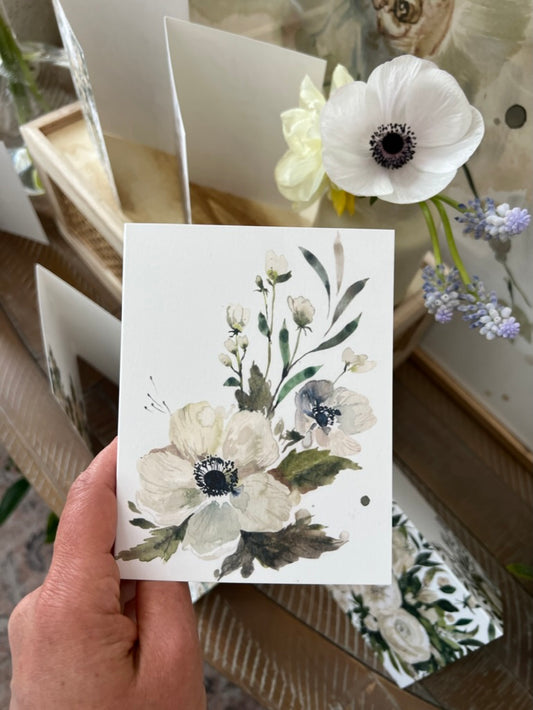 "Simple Anemone" Greeting Card