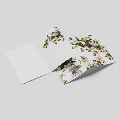 "Blackberry blossoms" Greeting Card