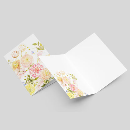 "Spring Flowers" Greeting Card