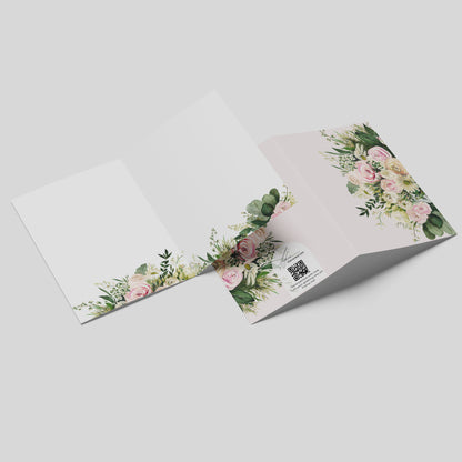 "Light Pink" Greeting Card