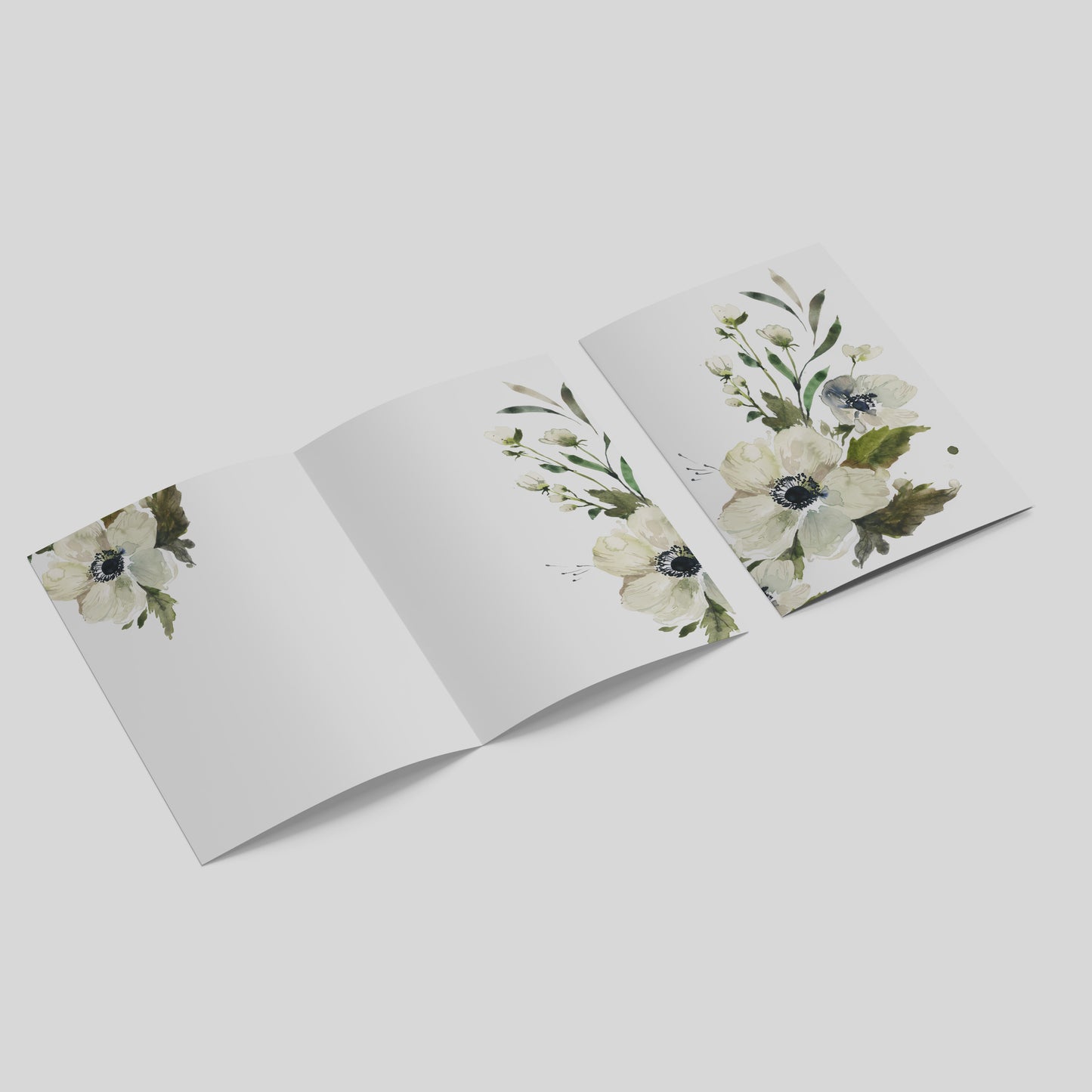 "Simple Anemone" Greeting Card