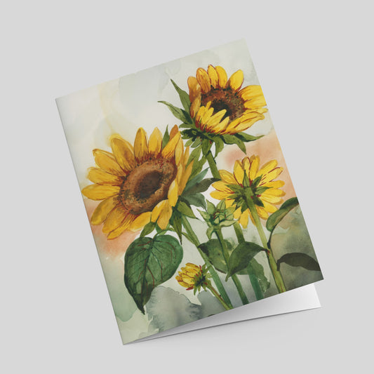 "Sunflowers" Greeting Card